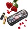 10 Pack Clear Pencil Case, PVC Pencil Bag Makeup Pouch, Big Capacity Travel Toiletry Bag with Zipper for Office Stationery and Travel Storage (Black+White)